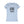 Light blue cowgirl graphic T-shirt with black desert animal and cowboy print