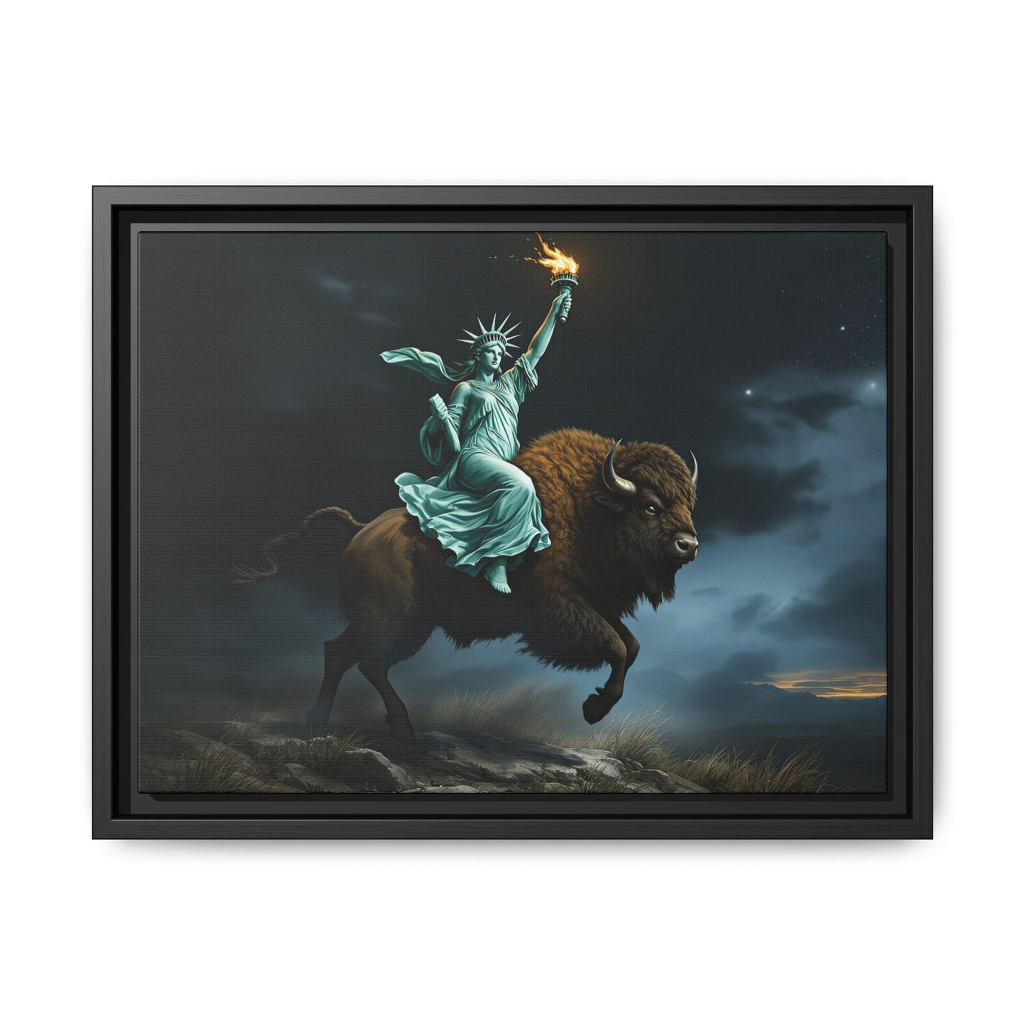 Lady Liberty “Liberty, Unbridled” – Limited Edition Gallery Art Wrap – Only 198/200 Available
