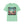 Mint green T-shirt with western sci-fi graphic featuring cowboys, aliens, and fireworks