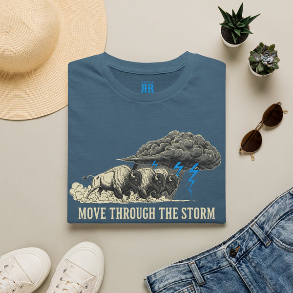 Move Through The Storm Western Graphic Tees | Double R
