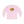 Light pink women's jersey long sleeve tee with chest Wild Spirit graphic