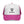 Western trucker hat with white front panel, pink mesh, and Bison Spirit graphic