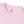 Pink women’s T-shirt neckline with small back neck graphic and size tag