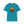 Teal crew-neck T-shirt with buffalo graphic and vintage-style lettering