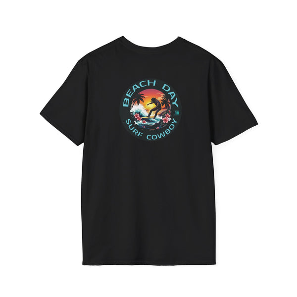 "Island Cowboy Adventure" men's western wear TShirt  - Back Graphic