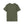 Olive cotton T-shirt with crew neck, plain front