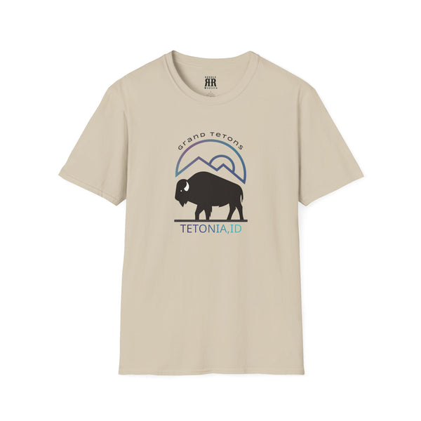 "Teton Free"  - western wear Softstyle T-Shirt