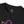 Black crew-neck T-shirt with small “OUTER SPACE COWBOY” logo at neckline
