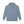 Stone blue hoodie with front chest graphic and “Keep Moving” text, pullover hood