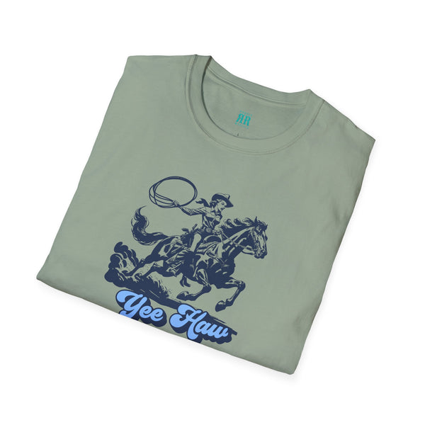 Yee-Haw Cowgirl Tee - Women's western wear Softstyle Tee