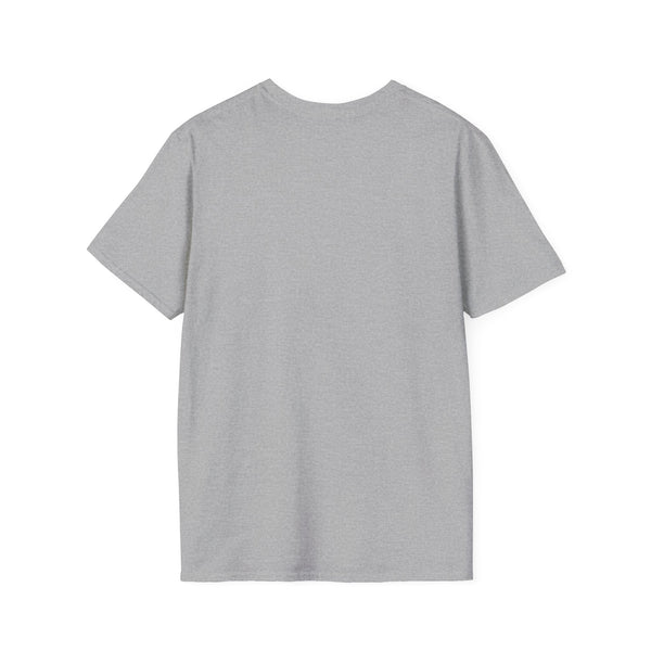 Sport grey crew neck T-shirt with short sleeves, plain front