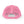 Pink mesh trucker hat with curved brim and dark adjustable strap
