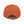 Distressed Burnt Orange dad hat with back strap and curved brim