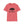 Coral red crew-neck Western t-shirt with black bison and “KEEP MOVING” graphic