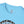 Light blue crew-neck T-shirt with small chest horse logo