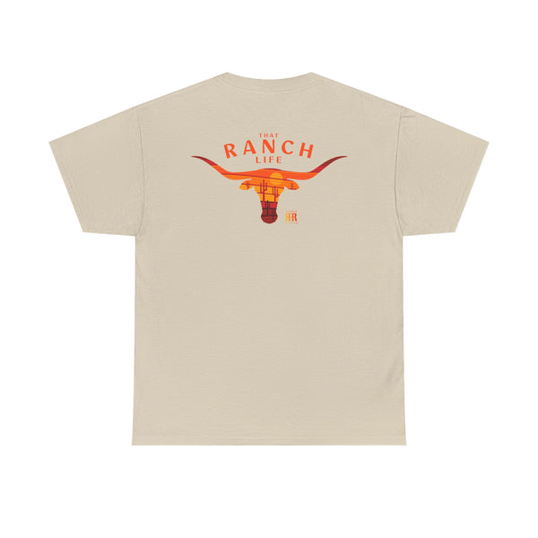 "That Ranch Life" Double R Western's ™ - Heavy Cotton Tee - Back Graphic Design