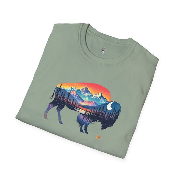 Double R Western™ Bison – Western Wear T-Shirt