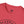 Red crewneck t-shirt neckline with black logo print