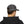 Gray mesh trucker hat with black adjustable strap and curved brim