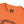 Orange T-shirt neckline with brand label under the crew neck collar