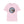 Light pink women’s western T-shirt with round horse emblem graphic on the front