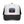 Black and white Bison western trucker hat with front patch and black mesh sides