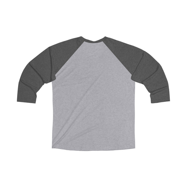 Double R western's tri-blend 3/4 raglan tee, light body with dark sleeves (no front graphic)