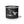Enamel camp mug with barrel racer graphic, black body, white handle and rim