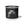 Black enamel camp mug with white base and prairie dog graphic on front