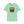 Mint green crew-neck T-shirt with buffalo graphic and vintage-style lettering