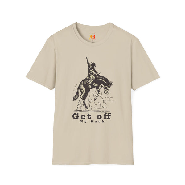 Get Off My Back Bronco Rodeo T-Shirts | Double R