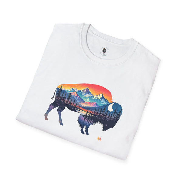 Double R Western™ Bison – Western Wear T-Shirt