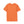 Orange T-shirt, plain front with crew neck and short sleeves