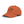 Distressed dad hat in burnt orange with Cowboy Grit 1896 logo, side view