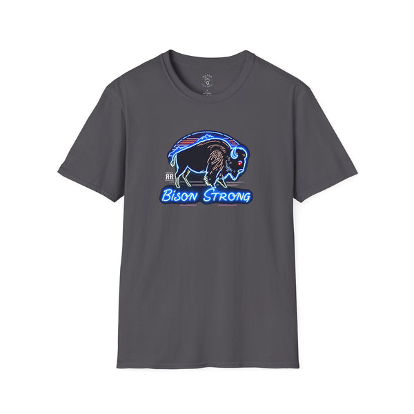 Bison Strong Neon Western wear T-Shirt  | Limited Edition -Only 182 LEFT
