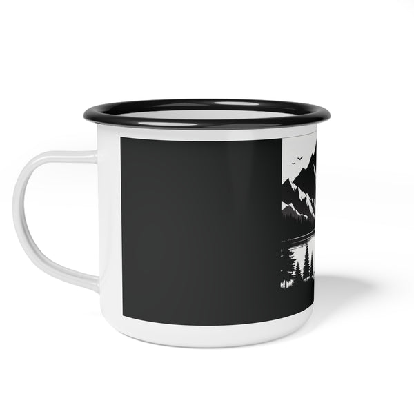 "Embrace the Wilderness" -  Double R Western Enamel Camp Cup