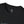 Black crewneck T-shirt with small chest logo and cotton label