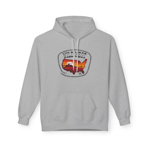 "Sunset Trails" - Double R Western's - Men's Hooded Sweatshirt