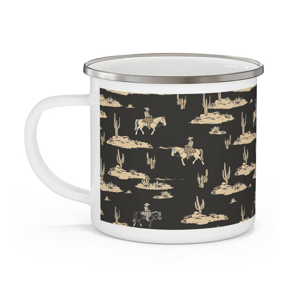 "Desert Riders Camp Cup" - Double R Western's - Enamel Camping Mug