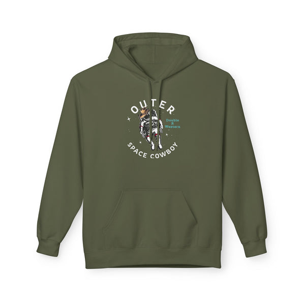 "Outer Space Cowboy" - Double R Western's -  western wear Hooded Sweatshirt