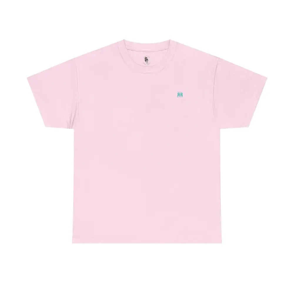 ’Aloha Spirit’ Double R Western’s™ - Heavy Cotton Tee - Back Graphic Design - Light Pink / S - T-Shirt