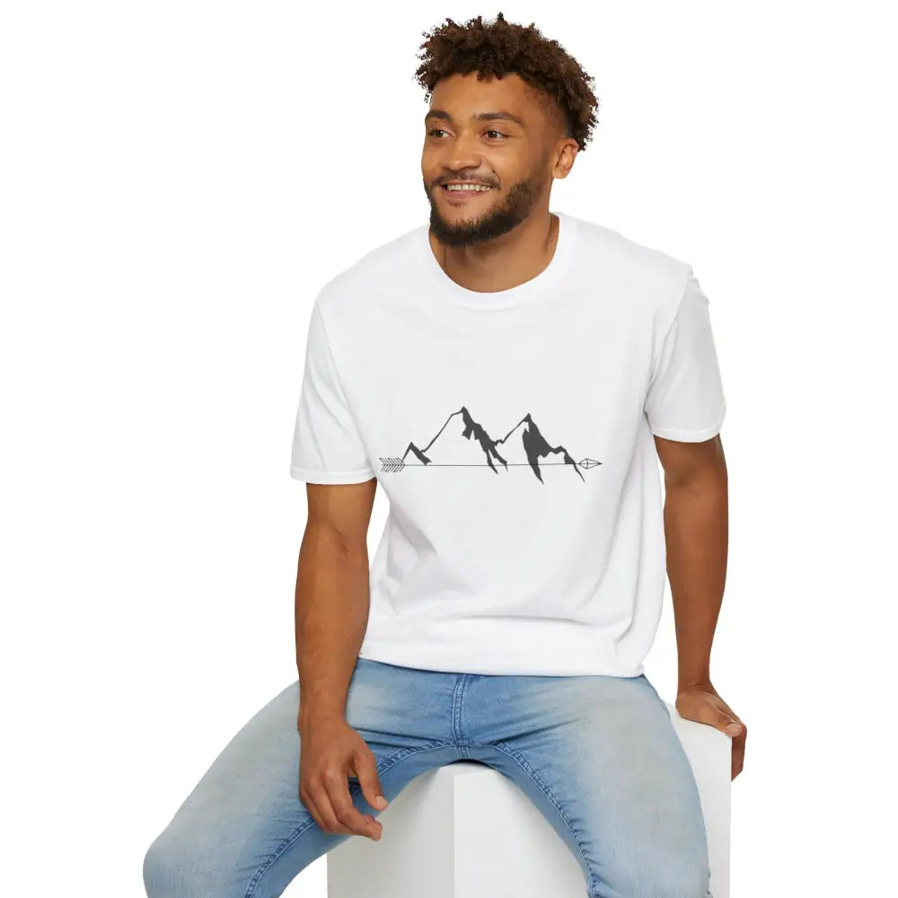’Arrowhead Peaks Tee’ - Double R Western’s - Basic Softstyle T-Shirt - T-Shirt