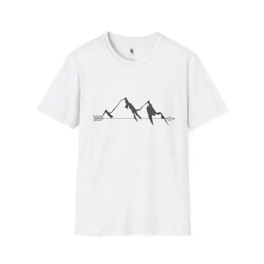 ’Arrowhead Peaks Tee’ Double R Western’s Basic Softstyle T Shirt XS / White T Shirt