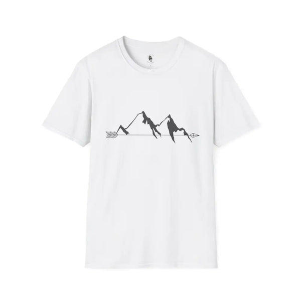 ’Arrowhead Peaks Tee’ Double R Western’s Basic Softstyle T Shirt XS / White T Shirt