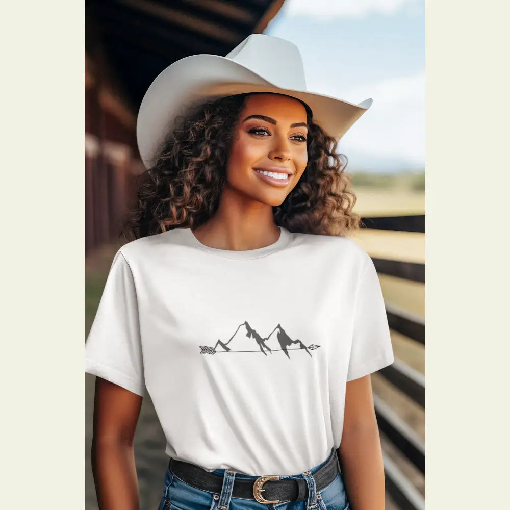 ’Arrowhead Peaks Tee’- Double R Western’s™ - Softstyle T-Shirt - T-Shirt
