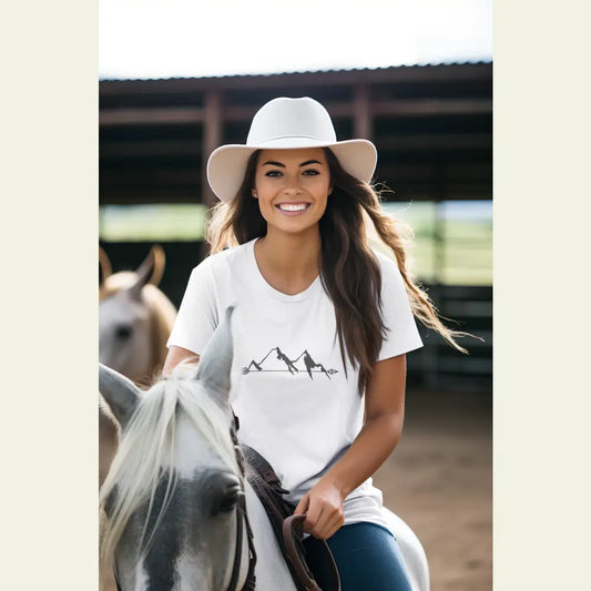 ’Arrowhead Peaks Tee’- Double R Western’s™ - Softstyle T-Shirt - T-Shirt