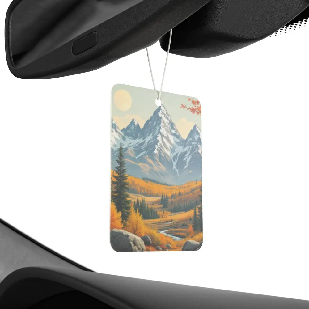 ’Autumn Teton Majesty’ - Double R western’s ™ - Car Air Freshener - Accessories