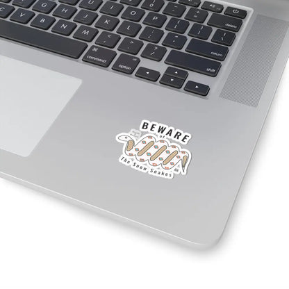 ’Beware of the Snow Snake’ Double R Western’s - Kiss-Cut Stickers - Paper products