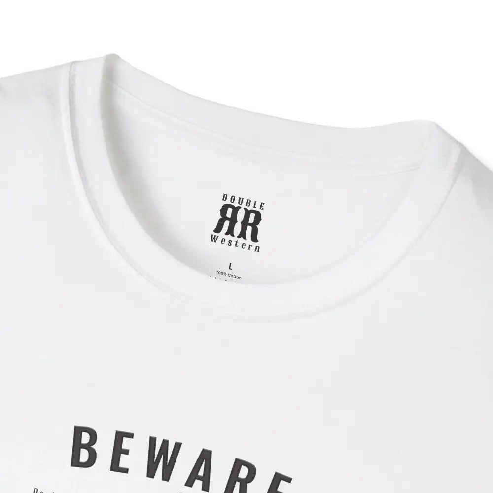 ’Beware of the Snow Snake’ - Double R Western’s - Softstyle T-Shirt - T-Shirt