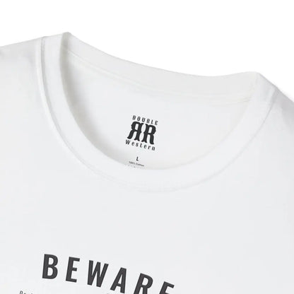 ’Beware of the Snow Snake’ - Double R Western’s - Softstyle T-Shirt - T-Shirt